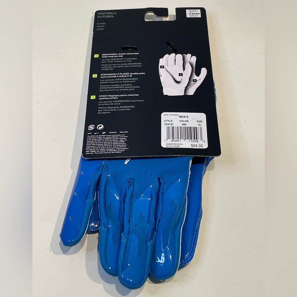 Nike Vapor Jet 6.0 Football Gloves (size us mens XL & 3XL) - Picture 8 of 13
